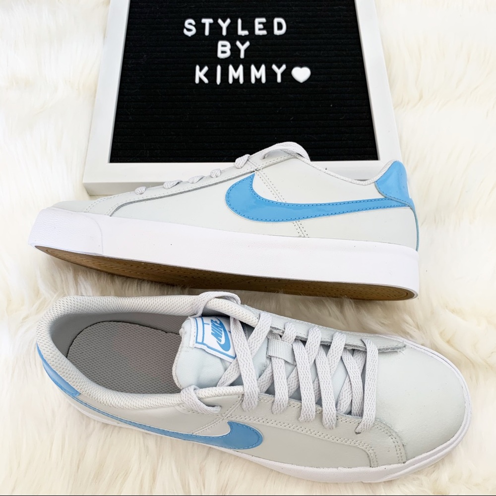 🦋 NIKE Court Royale Sneakers Shoes Baby Blue - Picture 3 of 5